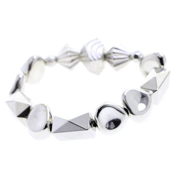 Catherines Jewelry - Catherines plus sized silver stretch bracelet
